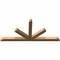 Ekena Millwork Saratoga Timber Gable Bracket, Western Red Cedar, 108"W x 49"H x 5 1/2"D x 5 1/2"F, 11/12 Pitch GBW108X49X0606SAR00SWR - alternate 3